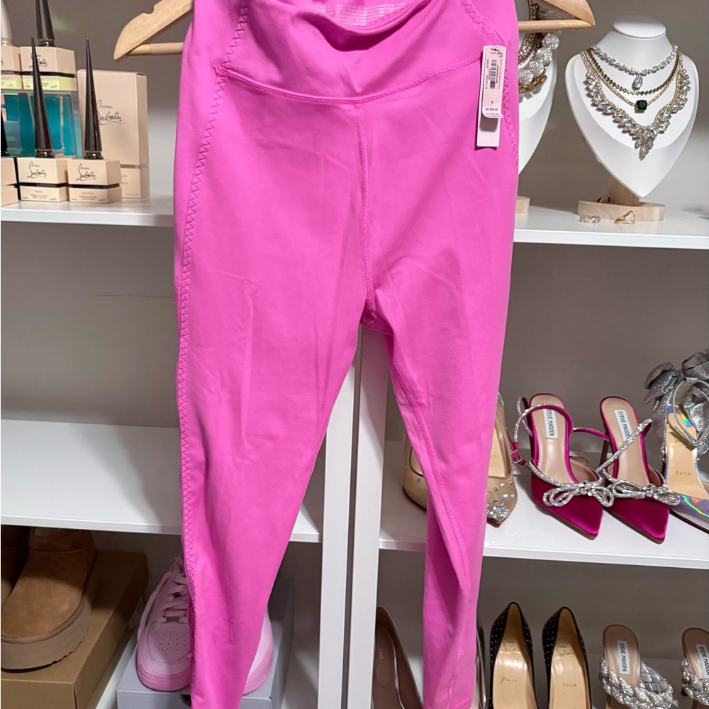 Victoria’s Secret Hot Pink High-Rise 7/8 ankle length Leggings Womens 8